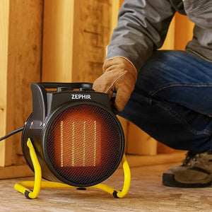 Zephir zml30p termoventilatore industriale portatile 3000 w 2 livelli di potenza