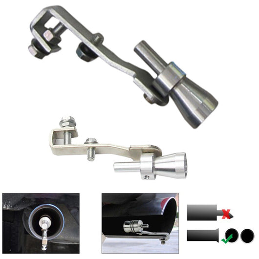 EFFETTO TURBO FISCHIO PER MARMITTA AUTO TUNING TERMINALE TURBINA MISURA S 1600CC