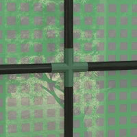 Serra da Giardino a Muro con 2 Porte Avvolgibili e Copertura in PE Anti UV, 200x80x200cm, Verde
