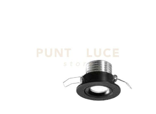 EGG FARETTO DA INCASSO LED 3W 4000K 210LM IP20 NERO D.5,2CM