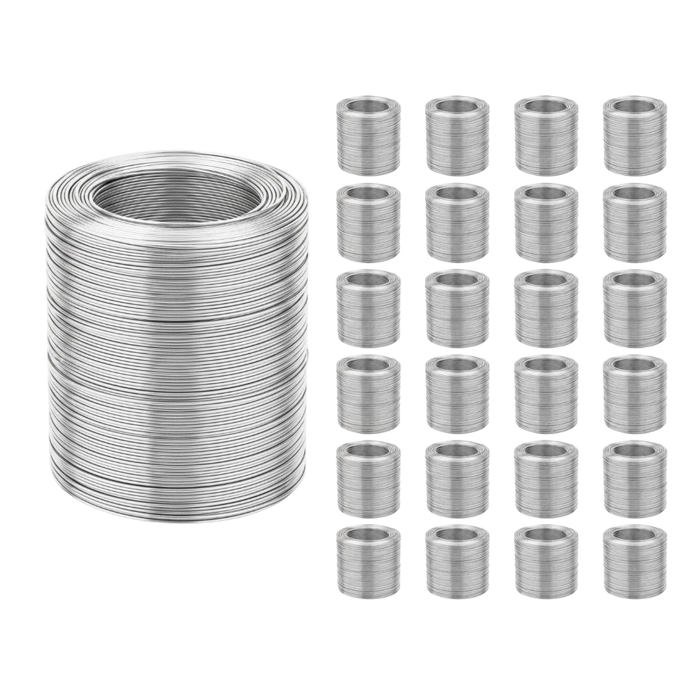 Kit filo cotto bianco argenteo per armature in cemento armato *** pezzi 25, confezione 1