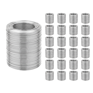 Kit filo cotto bianco argenteo per armature in cemento armato *** pezzi 25, confezione 1