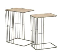 Tavolinetti Industry Coppia Cm 50.5X36X68-44X31X62