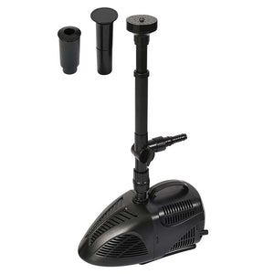 Verdemax serie 4000 pompa laghetto 4000 lt/h con giochi e regolatore di portata