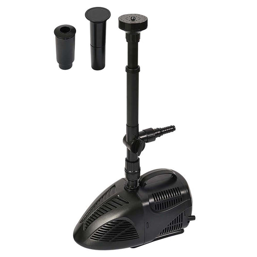 Verdemax serie 4000 pompa laghetto 4000 lt/h con giochi e regolatore di portata