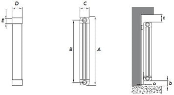 ELEMENTI  ALLUMINIO SIRA RUBINO int 800 pz 10