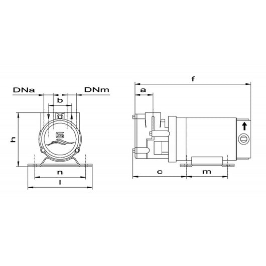 ELETTROPOMPA ACB 12 V.