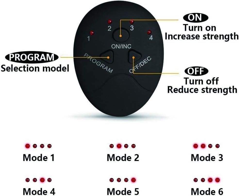 ELETTROSTIMOLATORE PER MUSCOLI ADDOMINALI BRACCIA GAMBE 3 X EMS MOBILE GYM BODY