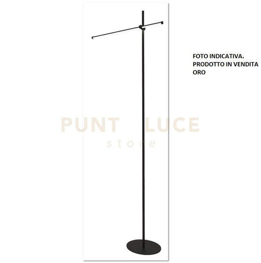 ELIA/P2 O Lampada da terra oro verniciato in metallo a led 11W 3000K 1026LM