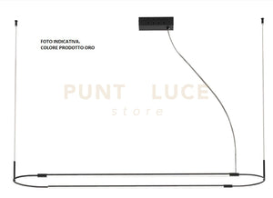 ELIA/S2 O Sospensione a LED 28W 3000K 2349LM in metallo vernicaiato oro