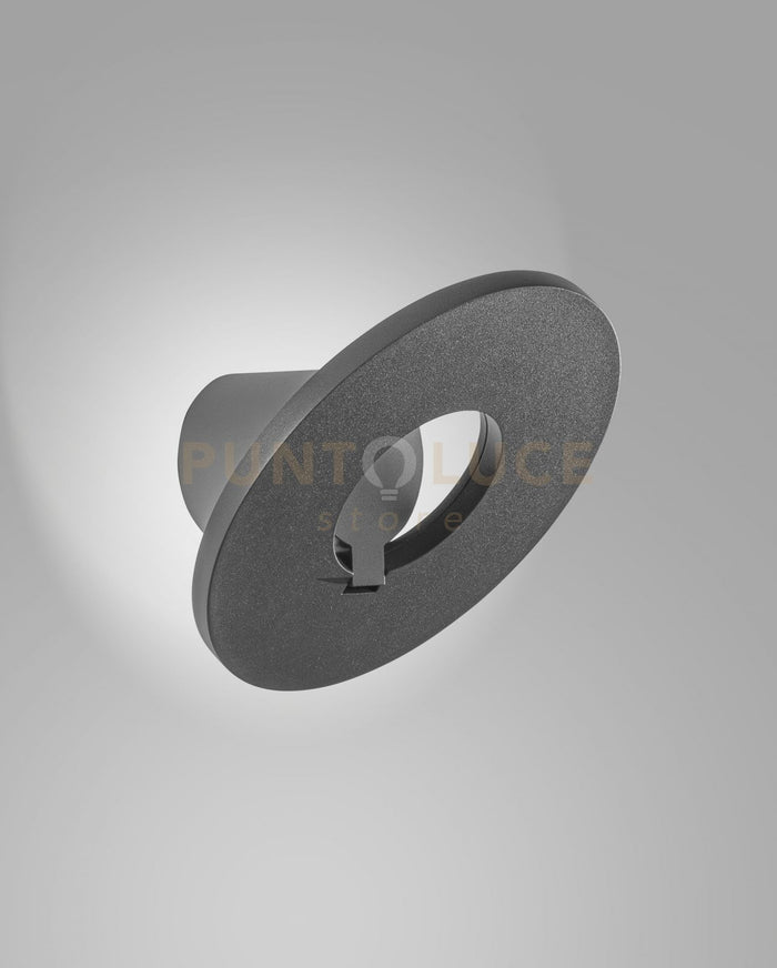 ELITE APPLIQUE GRIGIO SCURO A LED 10W 3000K 1309LM PER ESTERO IP54 REGOLABILE E GIREVOLE