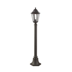 Paletto Esterno Sawyer Alluminio Nero 1 Luce E27 Ip44