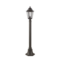 Paletto Esterno Sawyer Alluminio Nero 1 Luce E27 Ip44