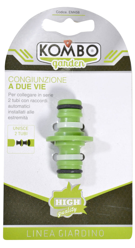 Innesto rapido in ABS doppio, congiunzione a due vie