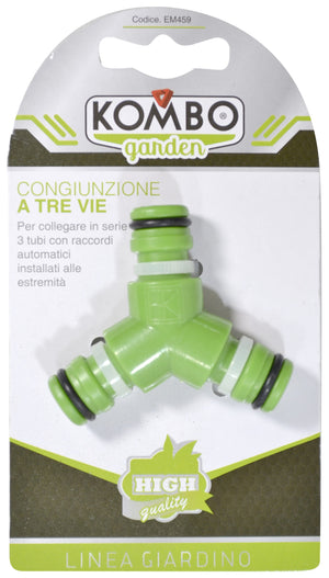 Innesto rapido in ABS a Y, congiunzione a 3 vie