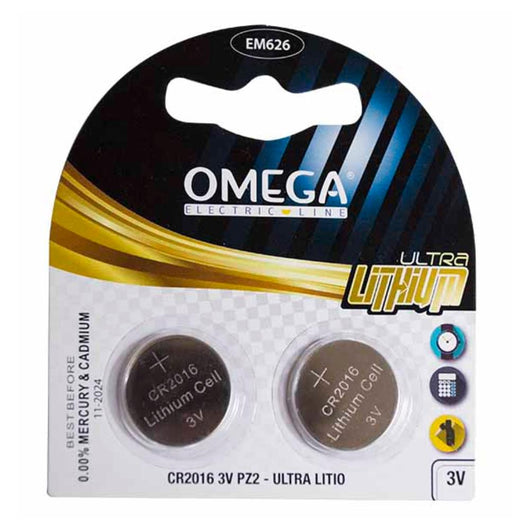 PILE A BOTTONE CR2016 LITIO PZ 2