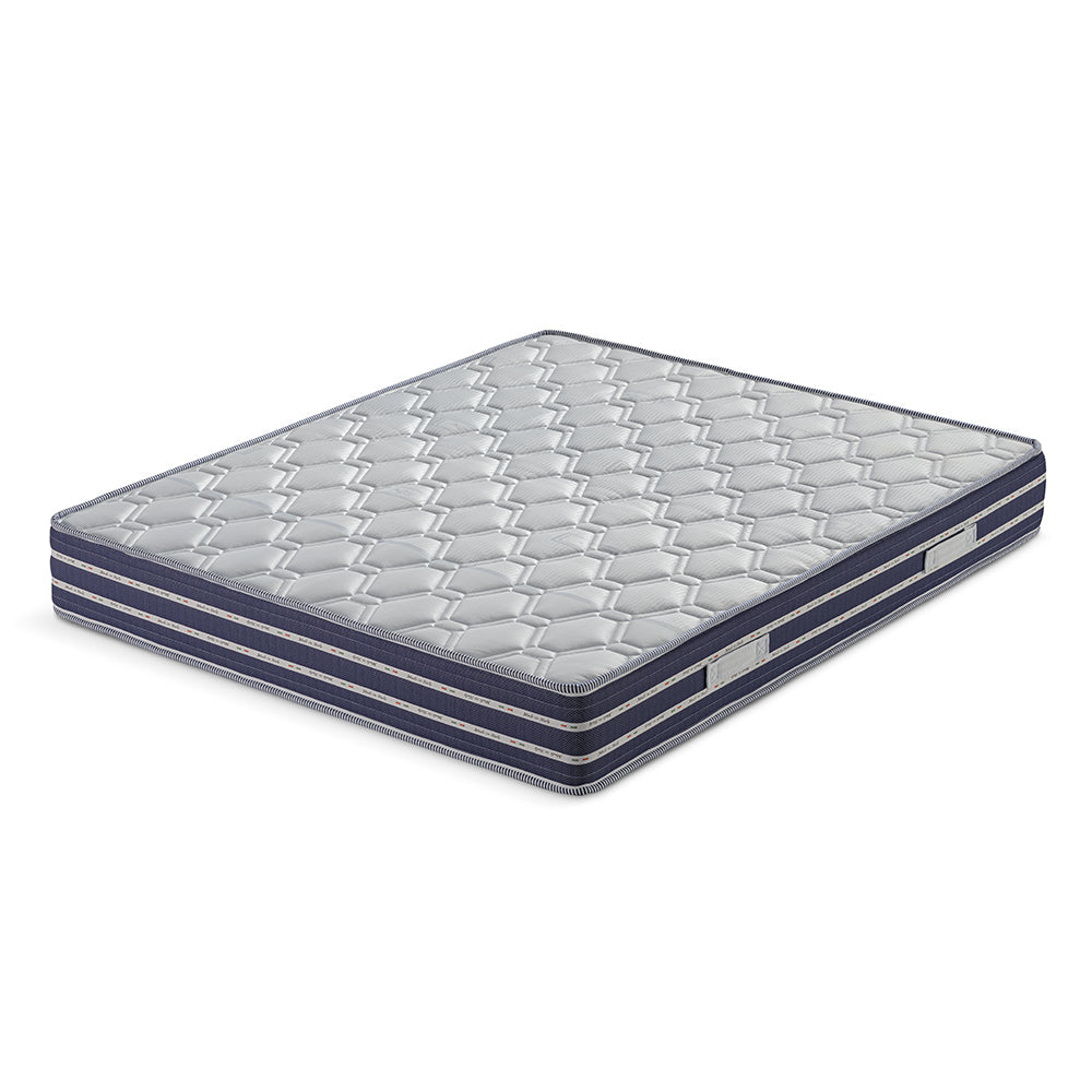 Materasso MADE IN ITALY EMERALD 160X190 con rivestimento in tessuto antibatterico Active Fiber e fascia traspirante laterale