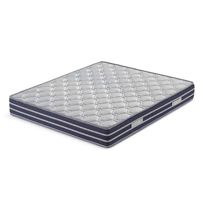 Materasso MADE IN ITALY EMERALD 160X190 con rivestimento in tessuto antibatterico Active Fiber e fascia traspirante laterale