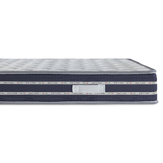 Materasso MADE IN ITALY EMERALD 160X190 con rivestimento in tessuto antibatterico Active Fiber e fascia traspirante laterale