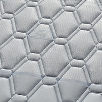 Materasso MADE IN ITALY EMERALD 80X190 con rivestimento in tessuto antibatterico Active Fiber e fascia traspirante laterale