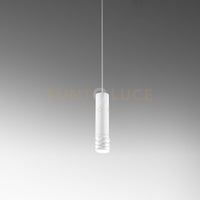 EMILY S - SOSPENSIONE COLORE BIANCO 1 LUCE ALTEZZA REGOLABILE ATTACCO GU10