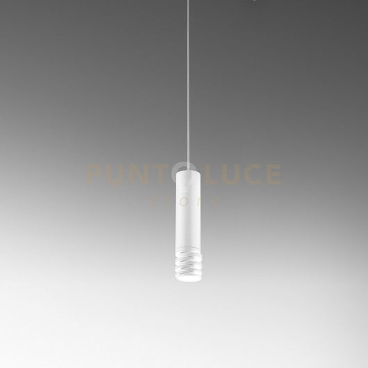 EMILY S - SOSPENSIONE COLORE BIANCO 1 LUCE ALTEZZA REGOLABILE ATTACCO GU10