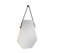 EMMI SPECCHIO SFACCETTATO CORNICE DA APPENDERE 48,5X66CM BORDO ORO