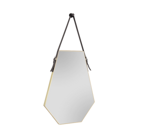 EMMI SPECCHIO SFACCETTATO CORNICE DA APPENDERE 48,5X66CM BORDO ORO