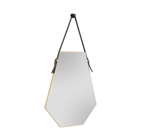 EMMI SPECCHIO SFACCETTATO CORNICE DA APPENDERE 48,5X66CM BORDO ORO