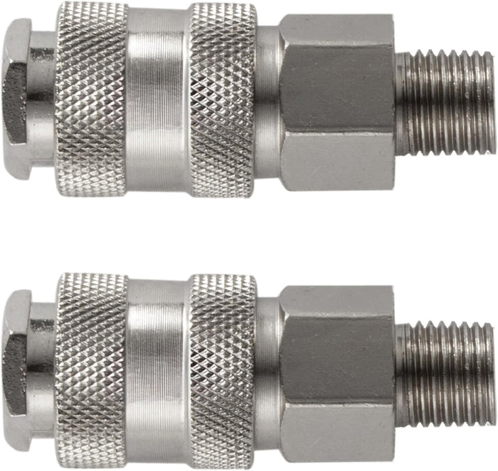 Valex rubinetto rapido con raccordo 1/4m confezioni da 2