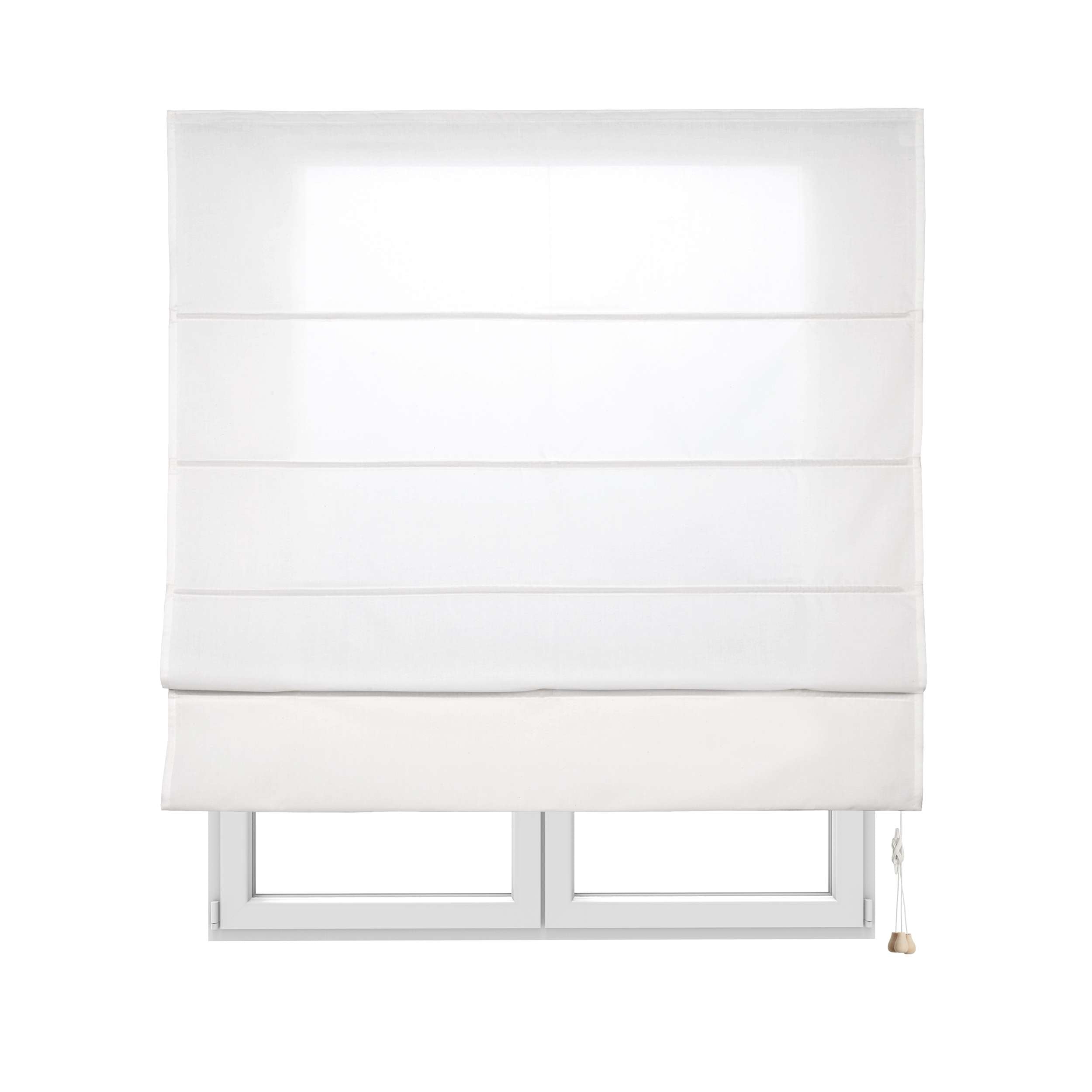 Tenda a Pacchetto Con Aste Ecru 90x175 cm