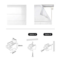 Tenda a Pacchetto Con Aste Ecru 180x175 cm