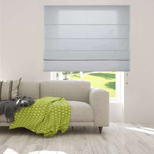 Tenda a Pacchetto Con Aste, Traslucida Per Finestre e Porte Grigio 105x175 cm