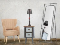 Lampada Da Tavola Manhattan Simple Cm Ø 21X64