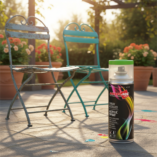 Smalto acrilico brillante multiuso ral 1003 giallo segnale 400 ml