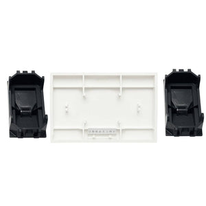 Copritasto illuminabile bticino livinglight bianco per ambienti eleganti *** numero posti 3 moduli, confezione 1