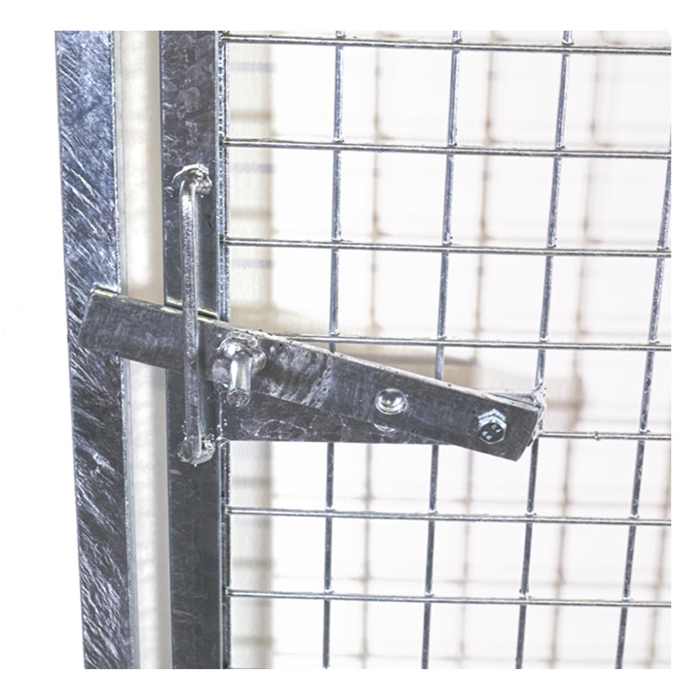 Cancello di recinzione maglia 5x5 cm zincato a caldo da 1xh1,80 metri