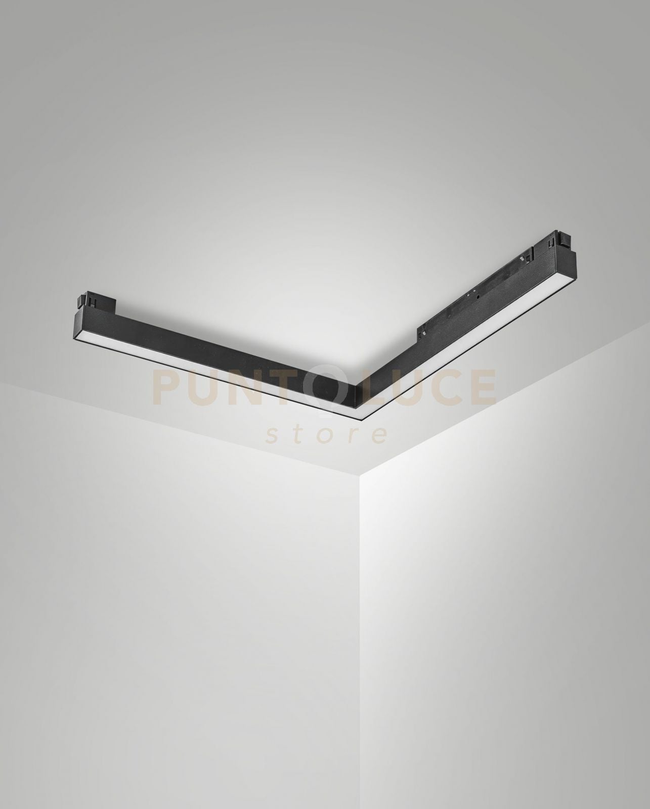 ERMES ANGOLO ESTERNO NERO 3000K 2480LM 20W OPALE ON/OFF