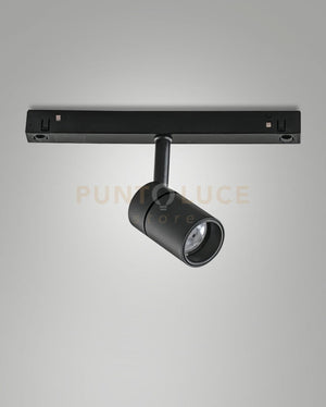 ERMES SPOT 2700K 500lm 6W 48V  PER SISTEMA BINARIO NERO 16°ON/OFF