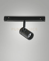 ERMES SPOT 3000K 6W 530lm 48V PER SISTEMA BINARIO 16°dimmerabile dali NERO