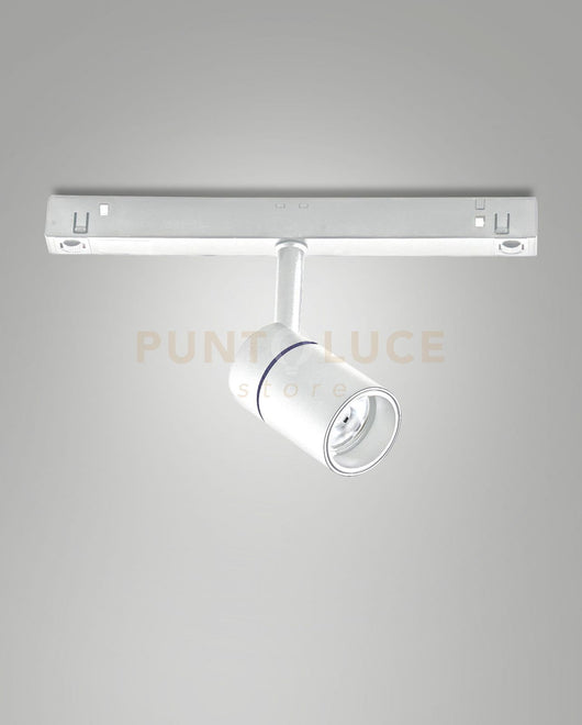 ERMES SPOT 3000K 6W 530lm 48V PER SISTEMA BINARIO  34° ON/OFF BIANCO