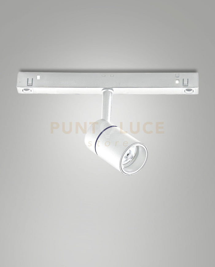 ERMES SPOT 3000K 6W 530lm 48V PER SISTEMA BINARIO  34° ON/OFF BIANCO