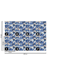 Carta da parati oasi del deserto 200x280cm 5 mq