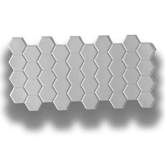 pacchi da 10 o 20 Pannelli 3D Rivestimento a parete in PVC effetto CERAMICHE ESAGONALI 96x48cm Realistici, isolanti - Pacco da 10 pannelli 96x48cm