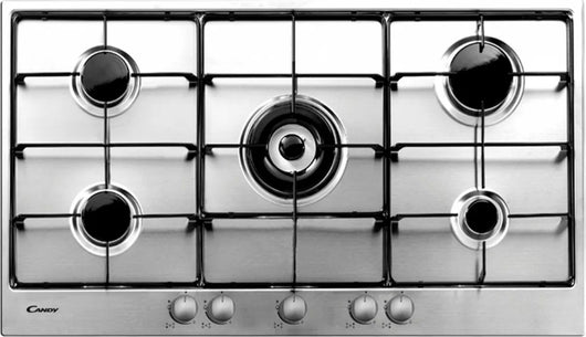 Piano Cottura A Gas Candy PG 953/1 SX 5 Fuochi (L90,9xP51) Acciaio Inox