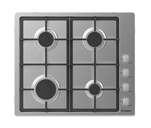 Piano cottura a gas Candy 4 zone di cottura piano in inox/lamiera 60 cm CHG6LX