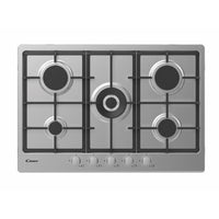 Piano Cottura A Gas Candy CHG74WX 5 Fuochi (L74,5xP51) Acciaio Inox