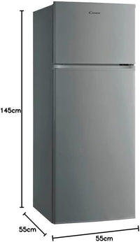 Frigorifero Due Porte Candy CDV1S514FS 213 Litri Classe F (A145xL54xP57) Statico Argento