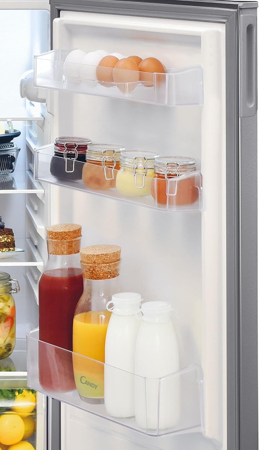 Frigorifero Due Porte Candy CDV1S514FS 213 Litri Classe F (A145xL54xP57) Statico Argento