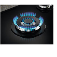 Piano Cottura A Gas Electrolux EGG7536K 5 Fuochi (L74xP51) Vetro Temperato Nero